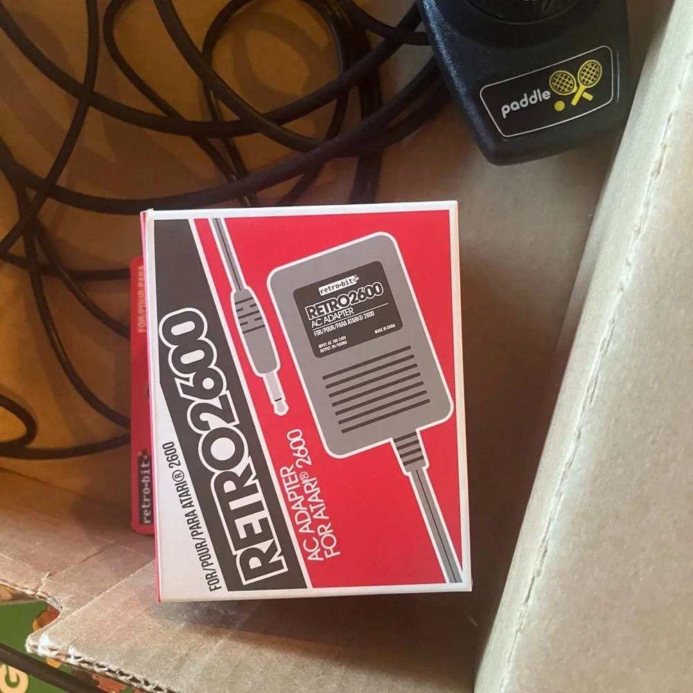 Atari cx-2600a console, games, manuals.